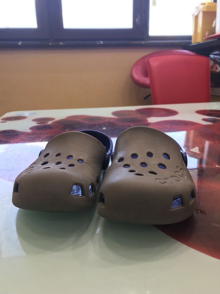 Шлепанцы Кроксы Crocs детские оригинал, стелька 17,5 см