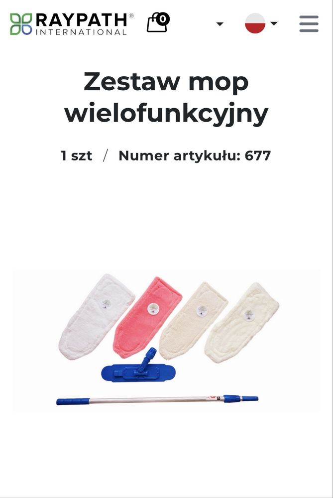 Zestaw Raypath mop wielofunkcjyny