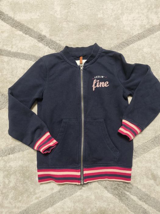 Бомбер, кофта, олімпійка на флісі для дівчинки 134-140