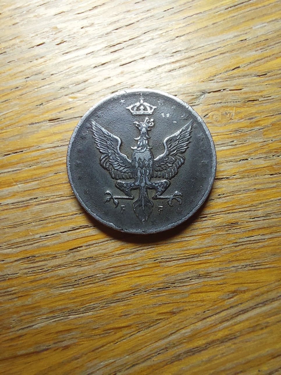 Moneta 10 fenigów Królestwo Polskie 1917r