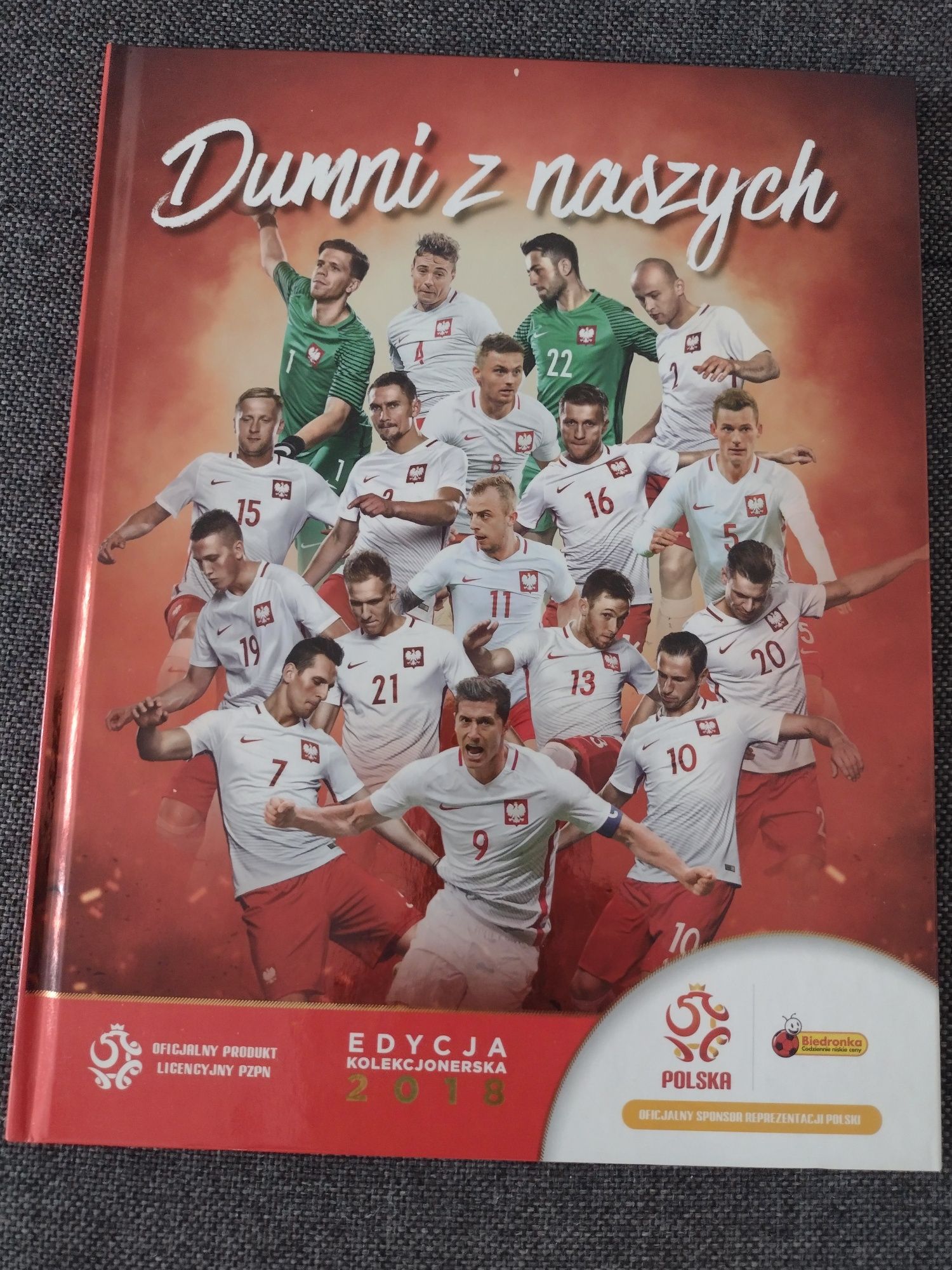 Album Kolekcjonerski Dumni z Naszych Edycja 2018 PZPN