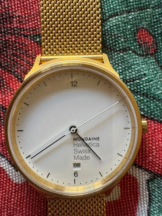 Relógio mondaine helvetica swiss