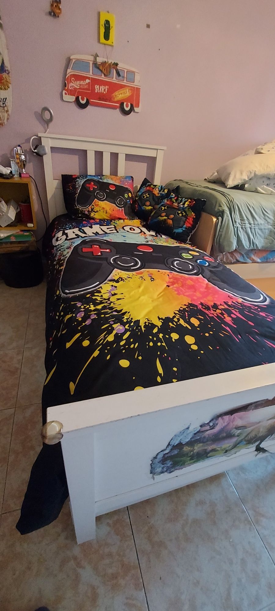 Cama de solteiro + cama dupla