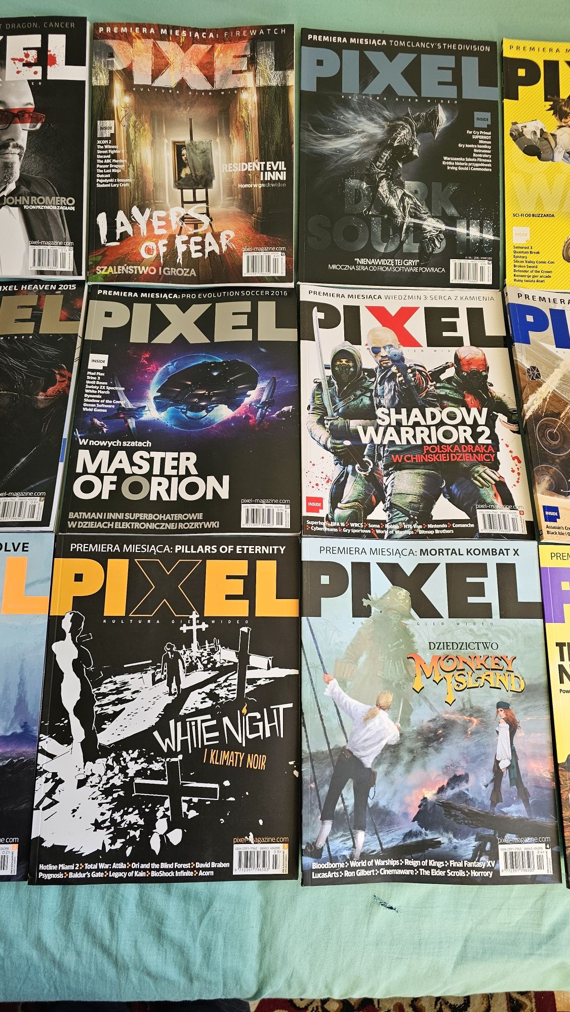 Gazeta Pixel Kultura Gier Video od nr. 1 do 16 .
