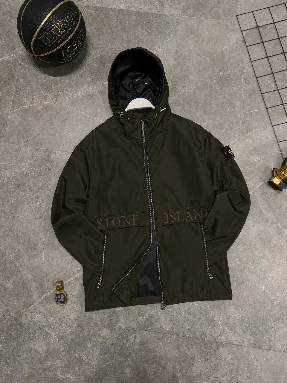 Вітровка Stone Island Luxe з біркою qr-code весняна i57/SN102