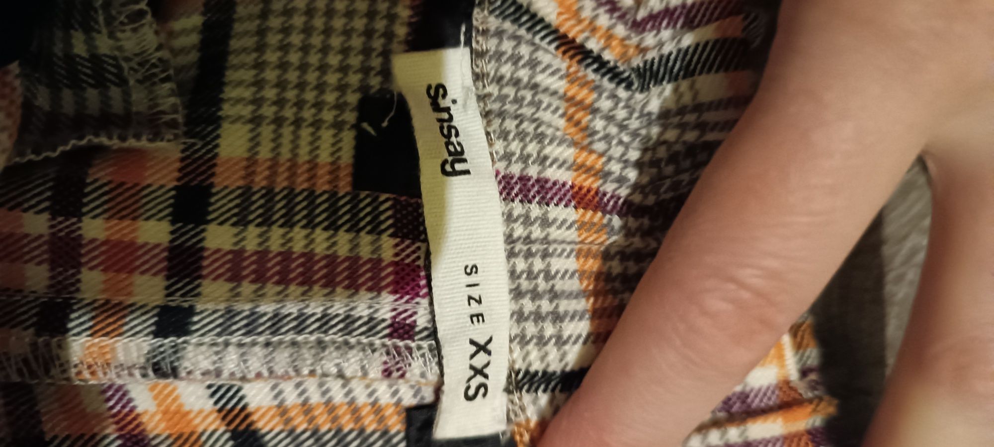 Spodnie w kratkę, XXS firmy Sinsay