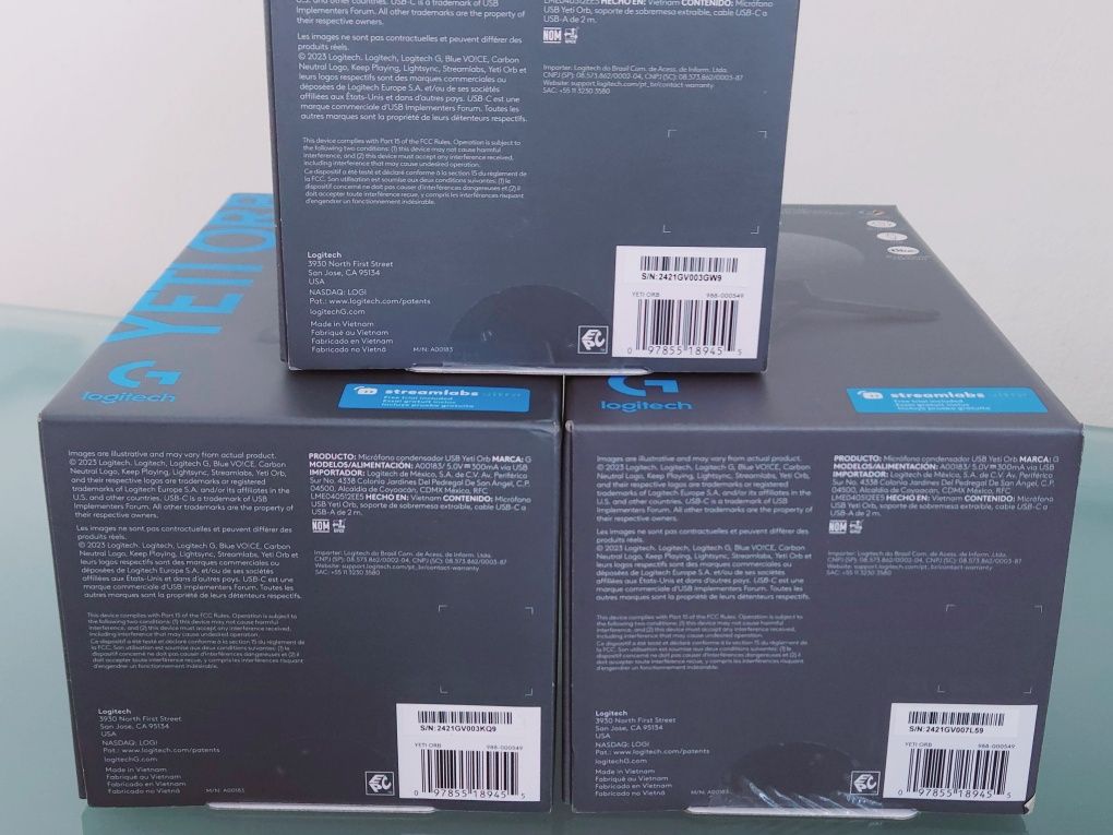 Мікрофон кардіоїдний Logitech G Yeti Orb RGB Black (988-000551)