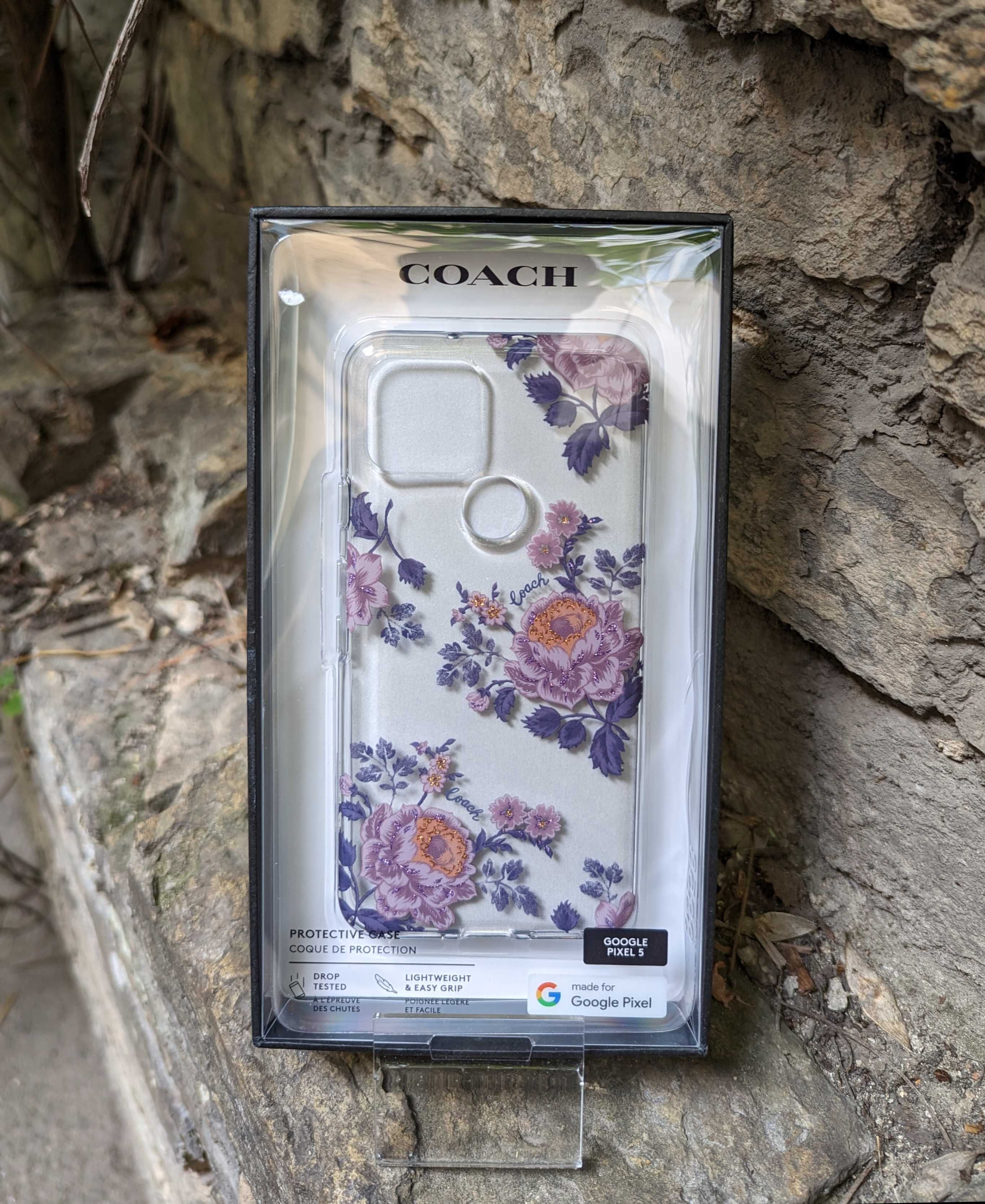 Чохол для Google Pixel 5 - Coach Moody Floral Clear жіночий чехол