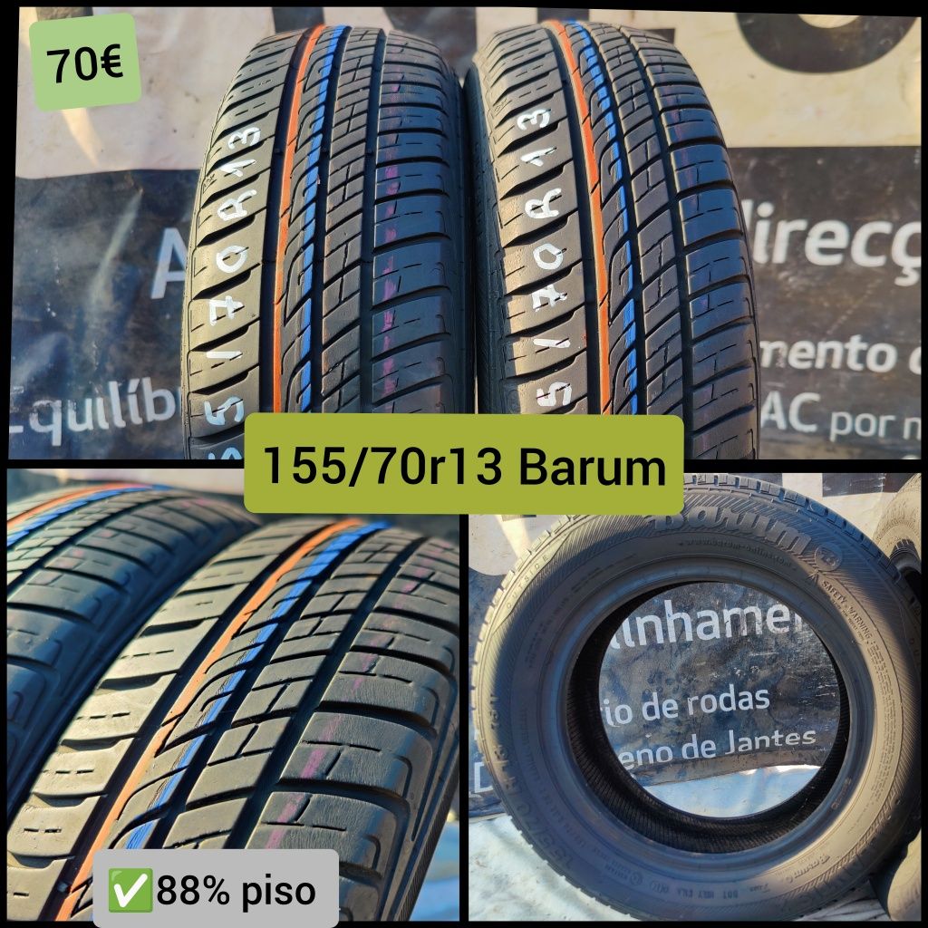 Pneus seminovos 135/80r13 155/70r13  165/70r13