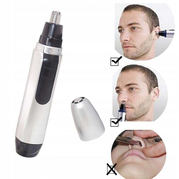 Aparador de Pelo Esperanza para Nariz e Ouvidos Spike Prata