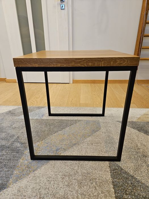 Stolik kawowy LITY DĄB loft -  55x50x50cm