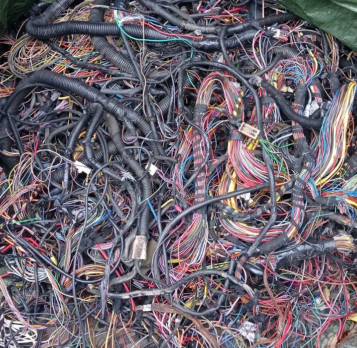 Kable elektryczne złom odzysk miedzi