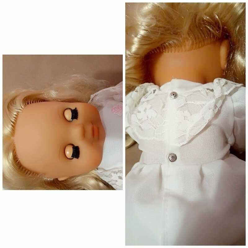 Златовласка в крестильной одежде 40см кукла лялька ГДР