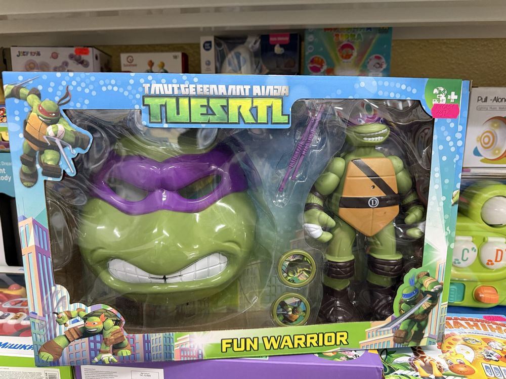Черепашки ніньзя нинзя герої turtle tuesrtl черепаха научаки фігурки