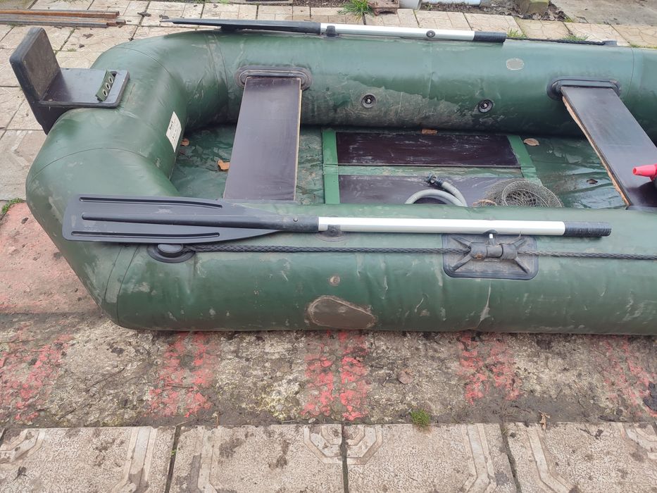 Лодка надувная по электро мотор с транцем