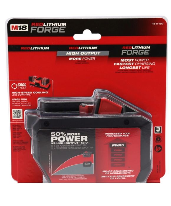 Акумуляторна батарея Milwaukee M18 48-11-1881 HD 8Ah FORGE із США