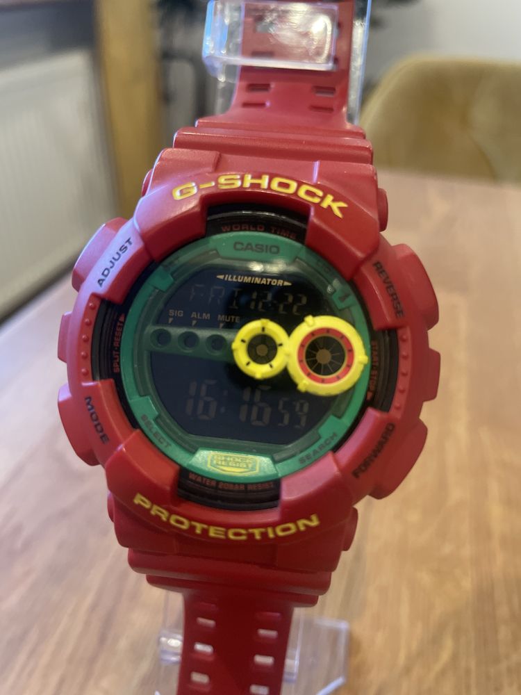 Casio G-shock GD-100rf rasta