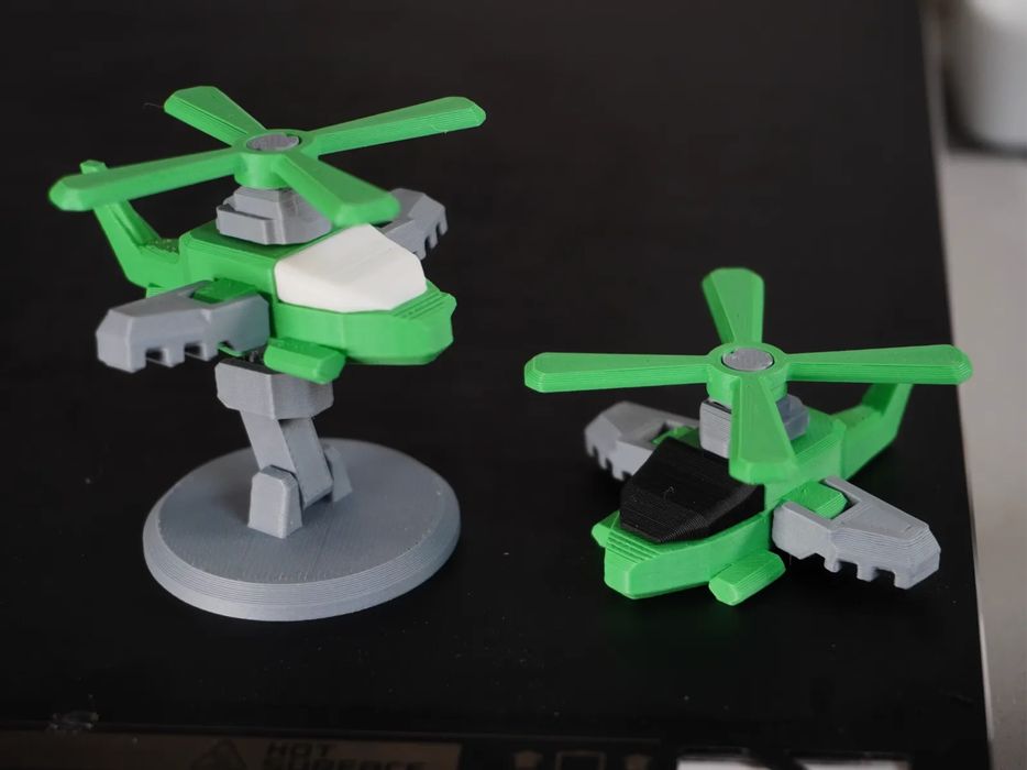 Helicóptero de Ataque - Peça para Coleção