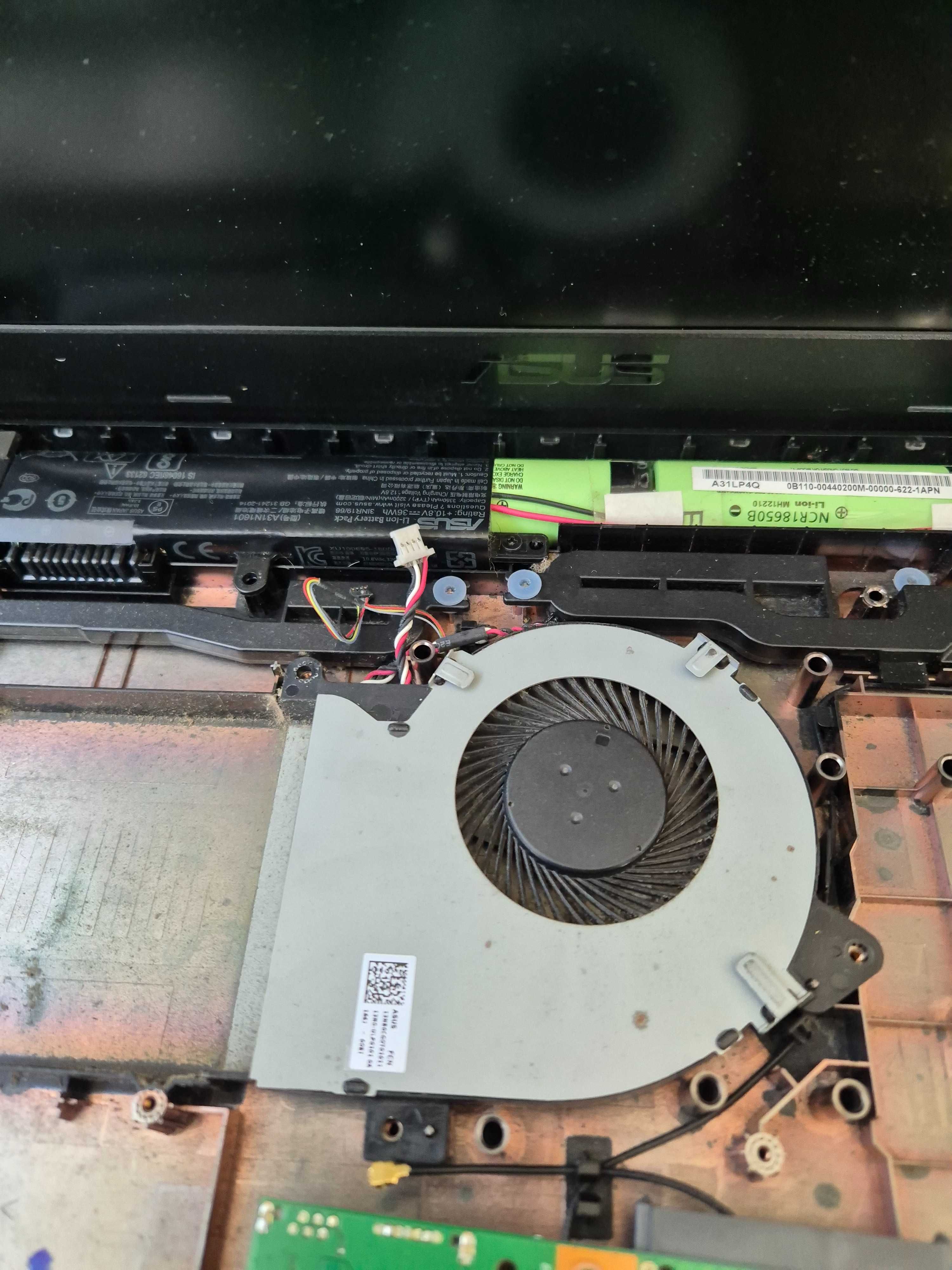 bateria Asus R541 testada sem anomalia, restantes peças sob consulta