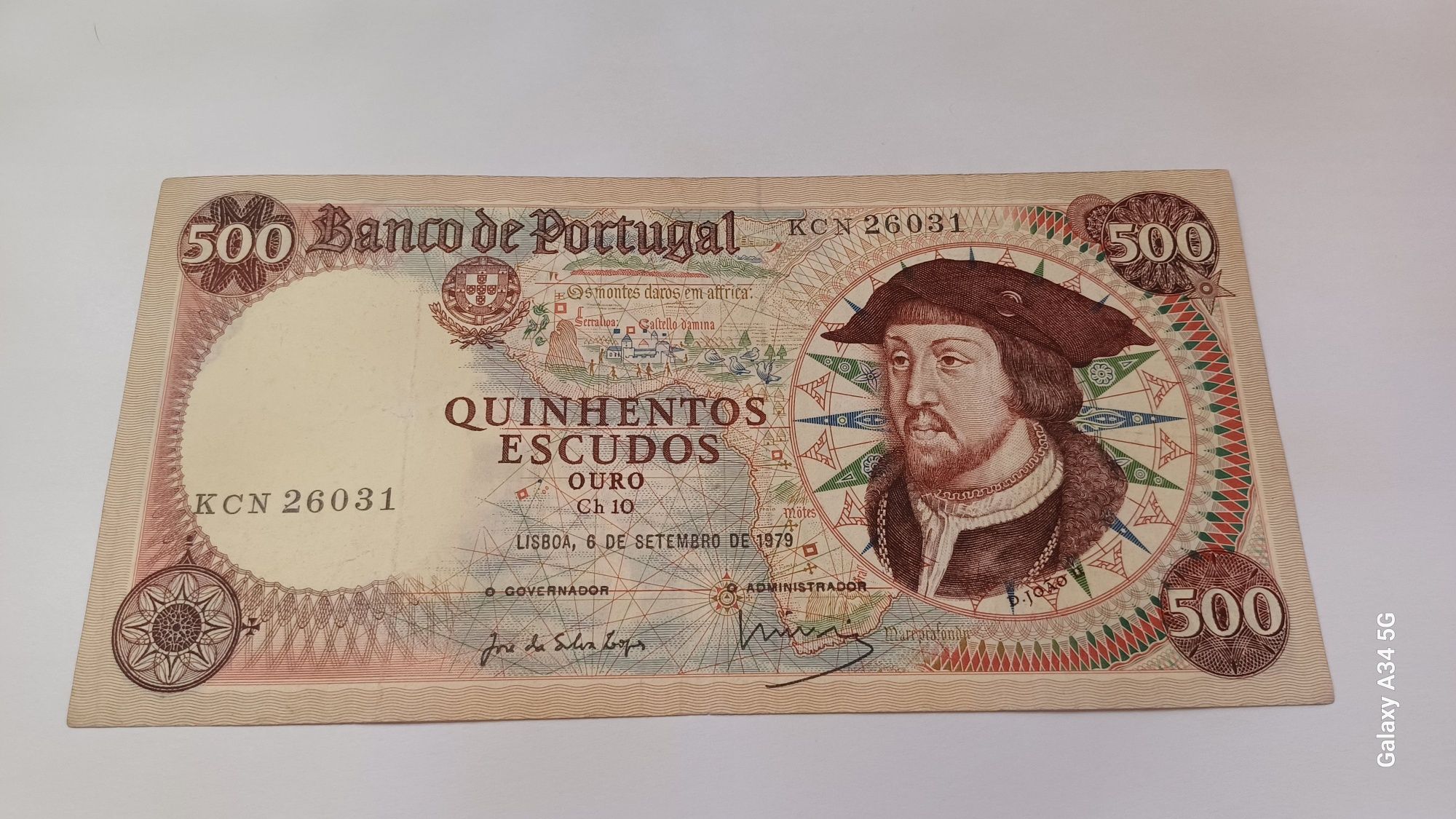 PORTUGAL--500 escudos 1979 D João II