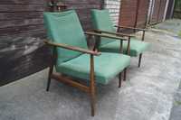 Fotele lisek vintage PRL design