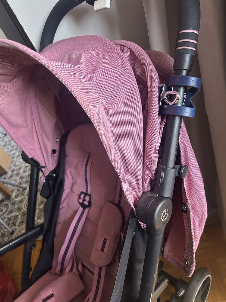 Cybex spacerowka Eazy s+2 lekka do samolotu rozowa