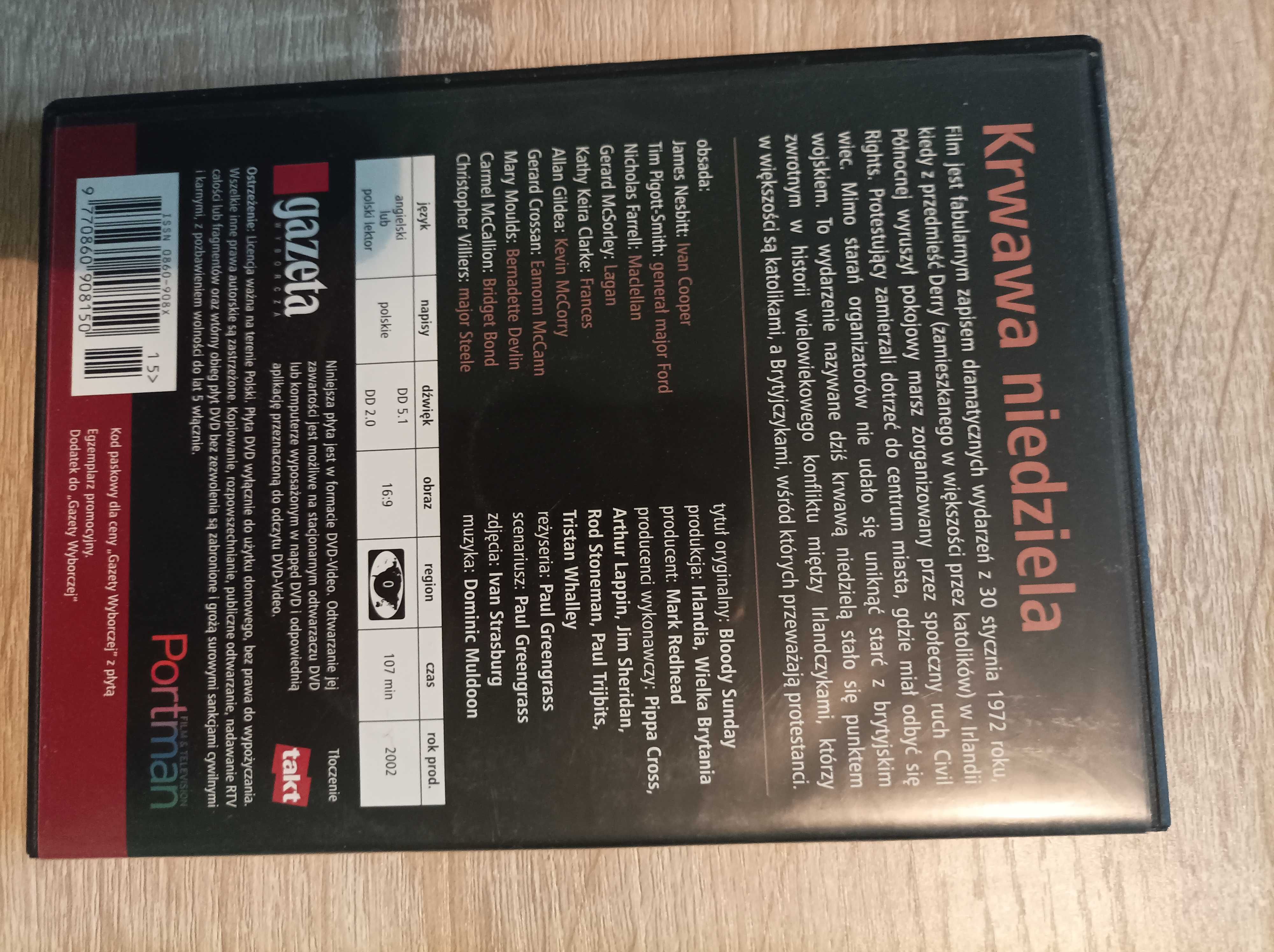 Film DVD Krwawa Niedziela