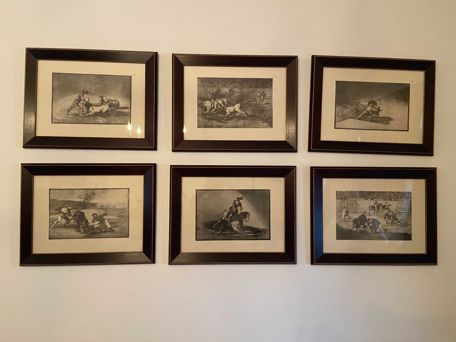 Serigrafias GOYA - 6 QUADROS