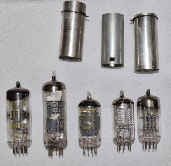 Lampy elektronowe stare radio. Tesla Philips