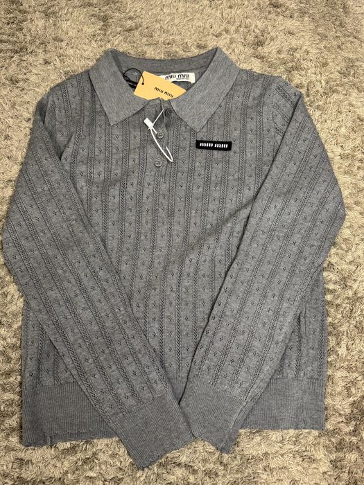 Кофта лонгслів Miu Miu жіночий