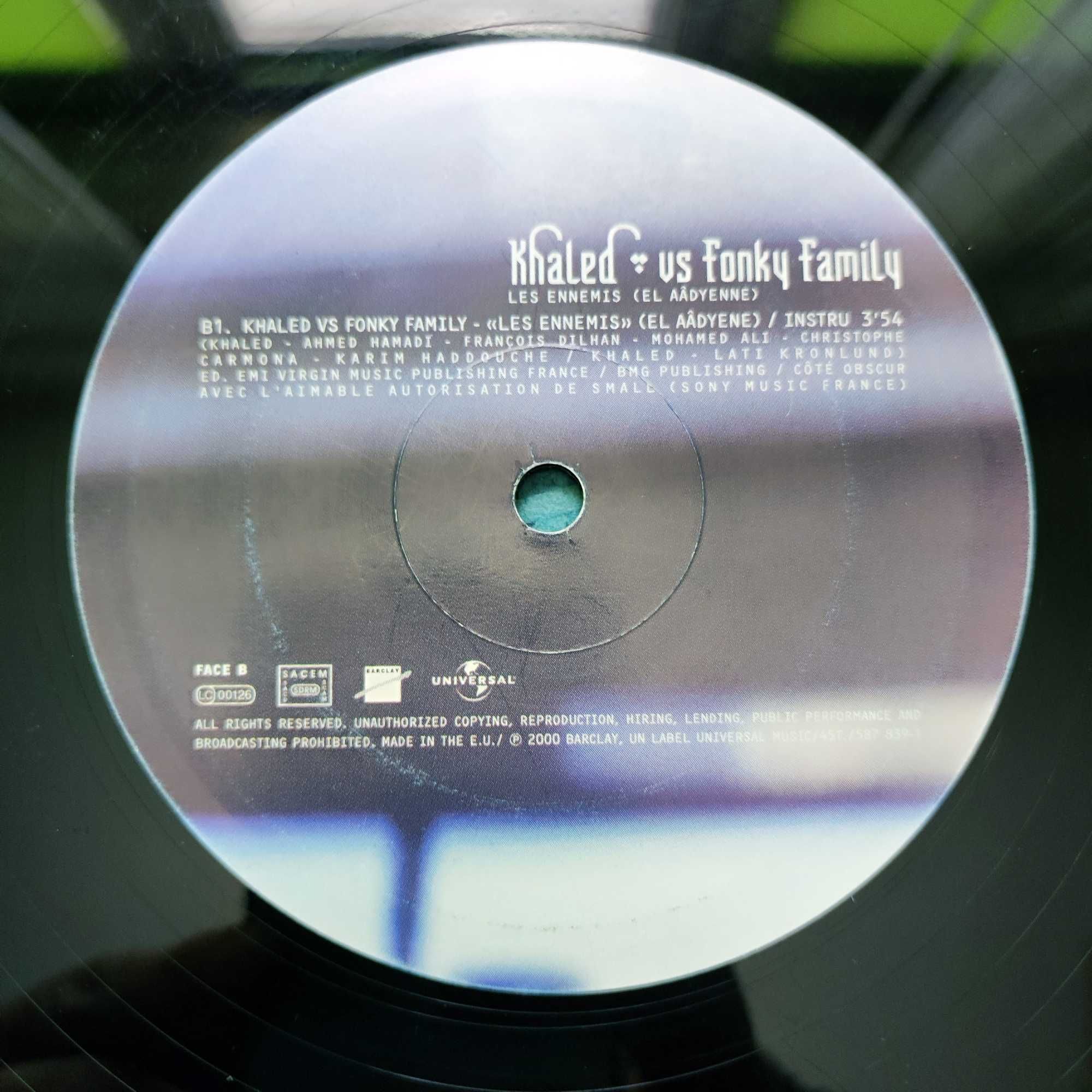 KHALED vs. FONKY FAMILY (wyd. 2000r. UNIVERSAL rec.) LP 12" winyl