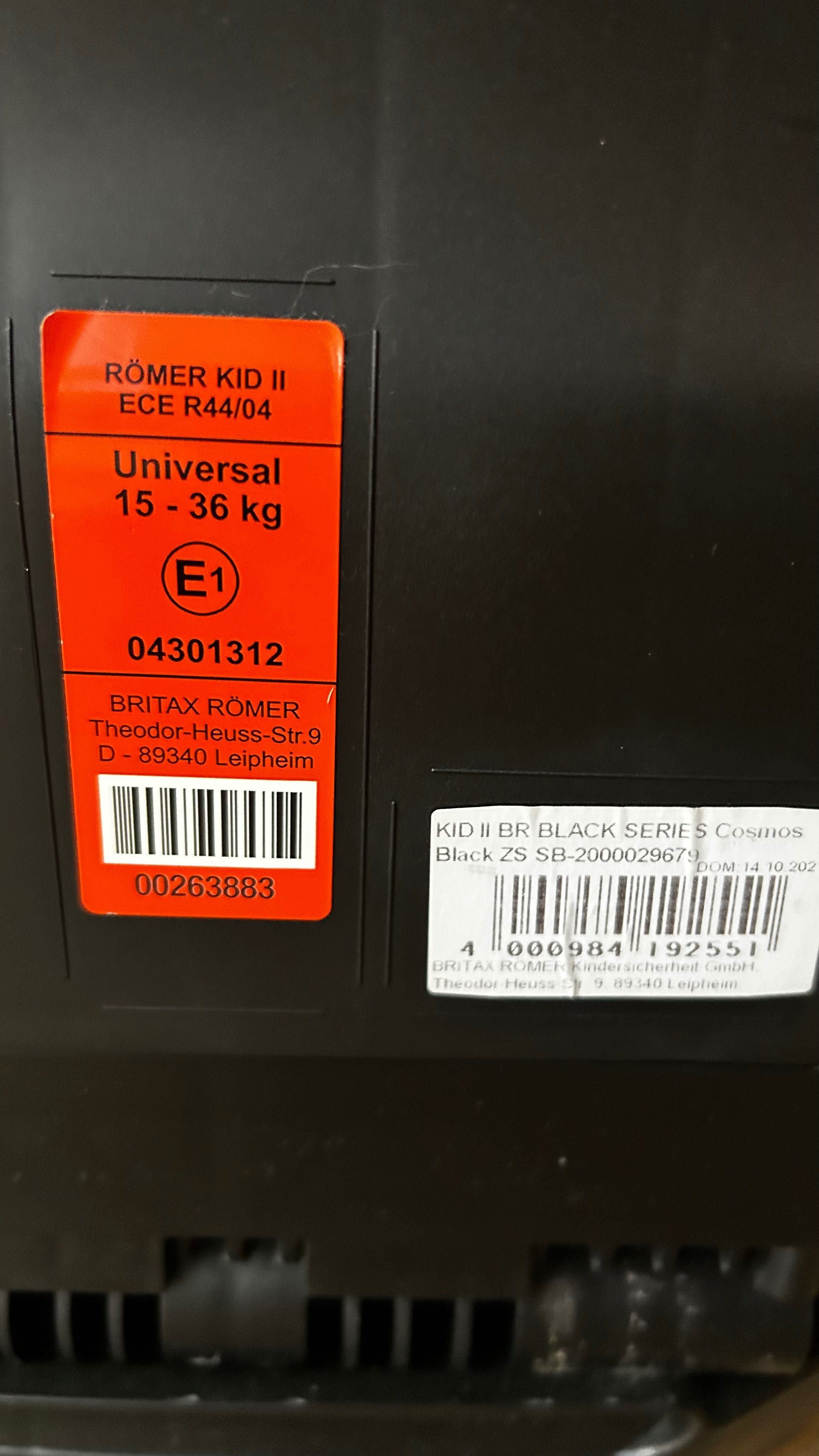 Fotelik samochodowy Romer King Britax 15-36 kg