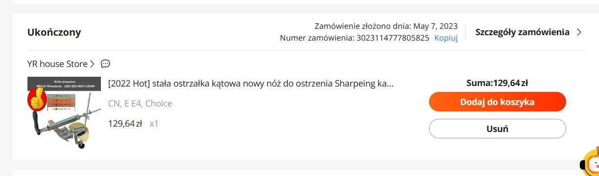 Ostrzałka do noży z kamieniami