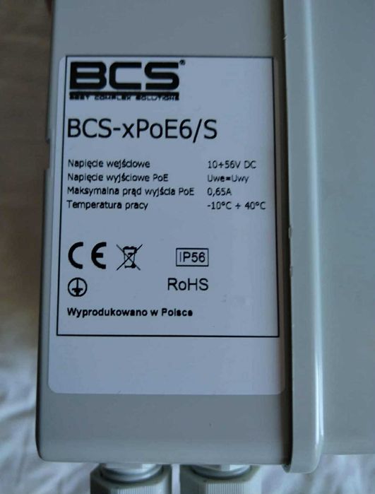 przełącznik sieciowy PoE typu BCS-xPoE6/S