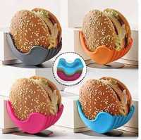 Silikonowy klips do burgerów zestaw 4 szt. uchwyt na burgera