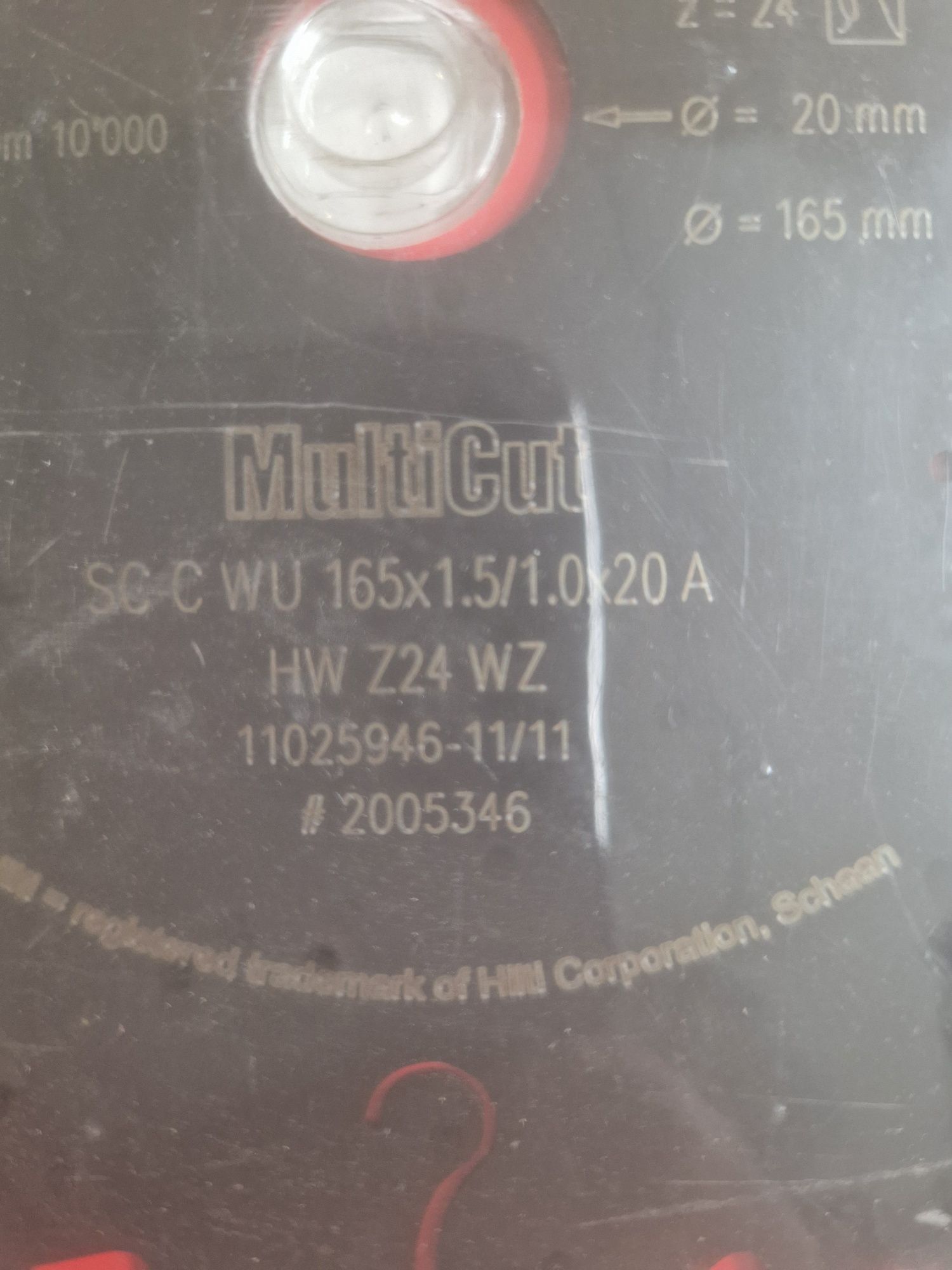 Tarcza hilti do pilarki 160x20mm drewno, metal i uniwersalna