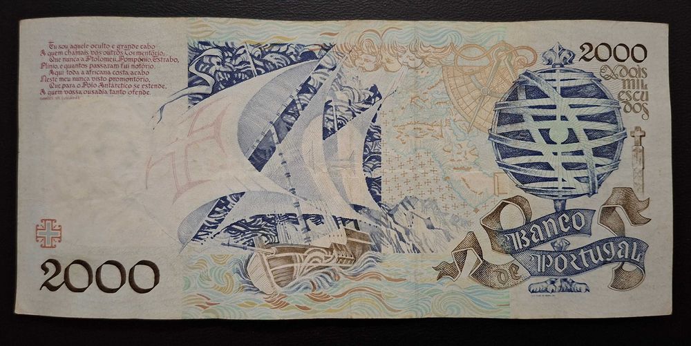 Portugal - nota de 2000 escudos 1991