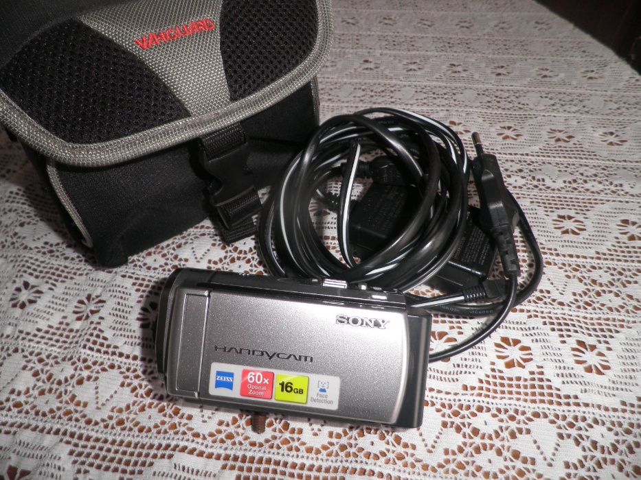 Camara de filmar mais cavalete