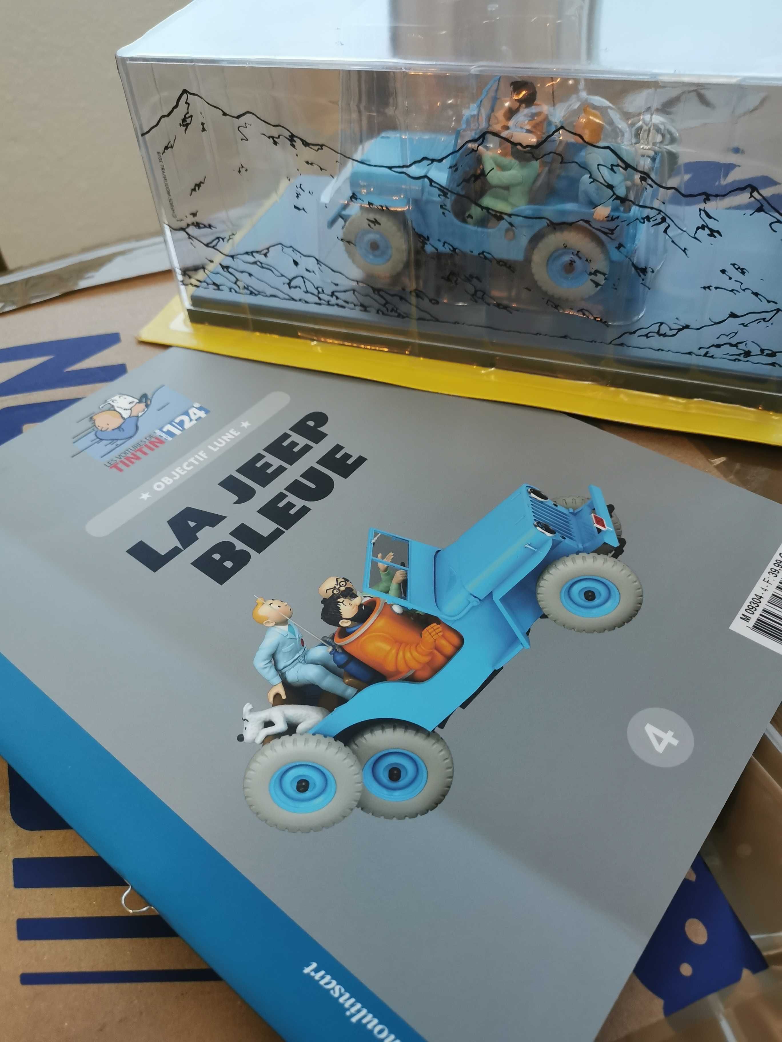 Tintin coleção de veículos escala 1/24