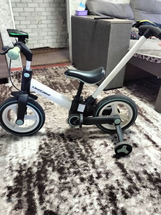 Велосипед 3в 1 с родительской ручкой