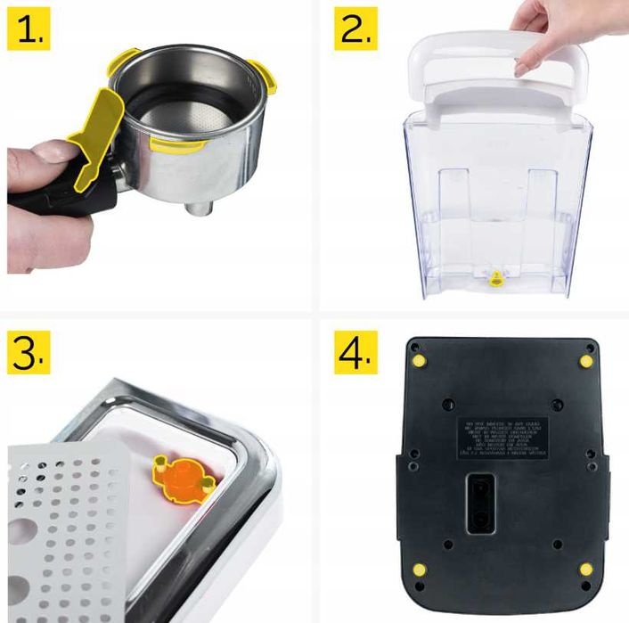 Ekspres Do Kawy Ciśnieniowy Kolbowy Yoer 1100W Spieniacz Mleka OKAZJA