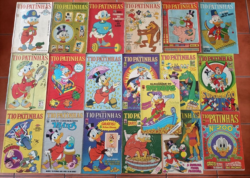 60 Livros Disney desde 1960 de diferentes coleções