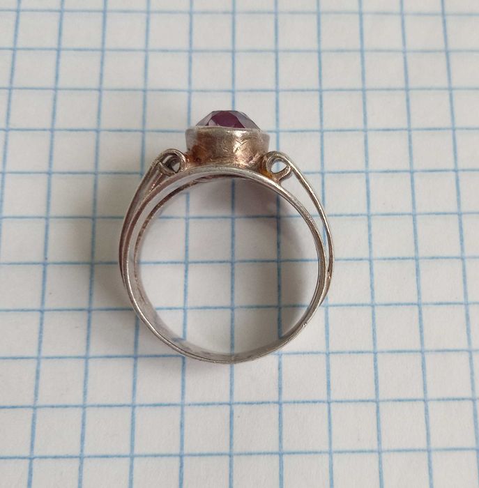 Кольцо перстень Срібло 875 проби, зірочка. Вінтаж. СССР