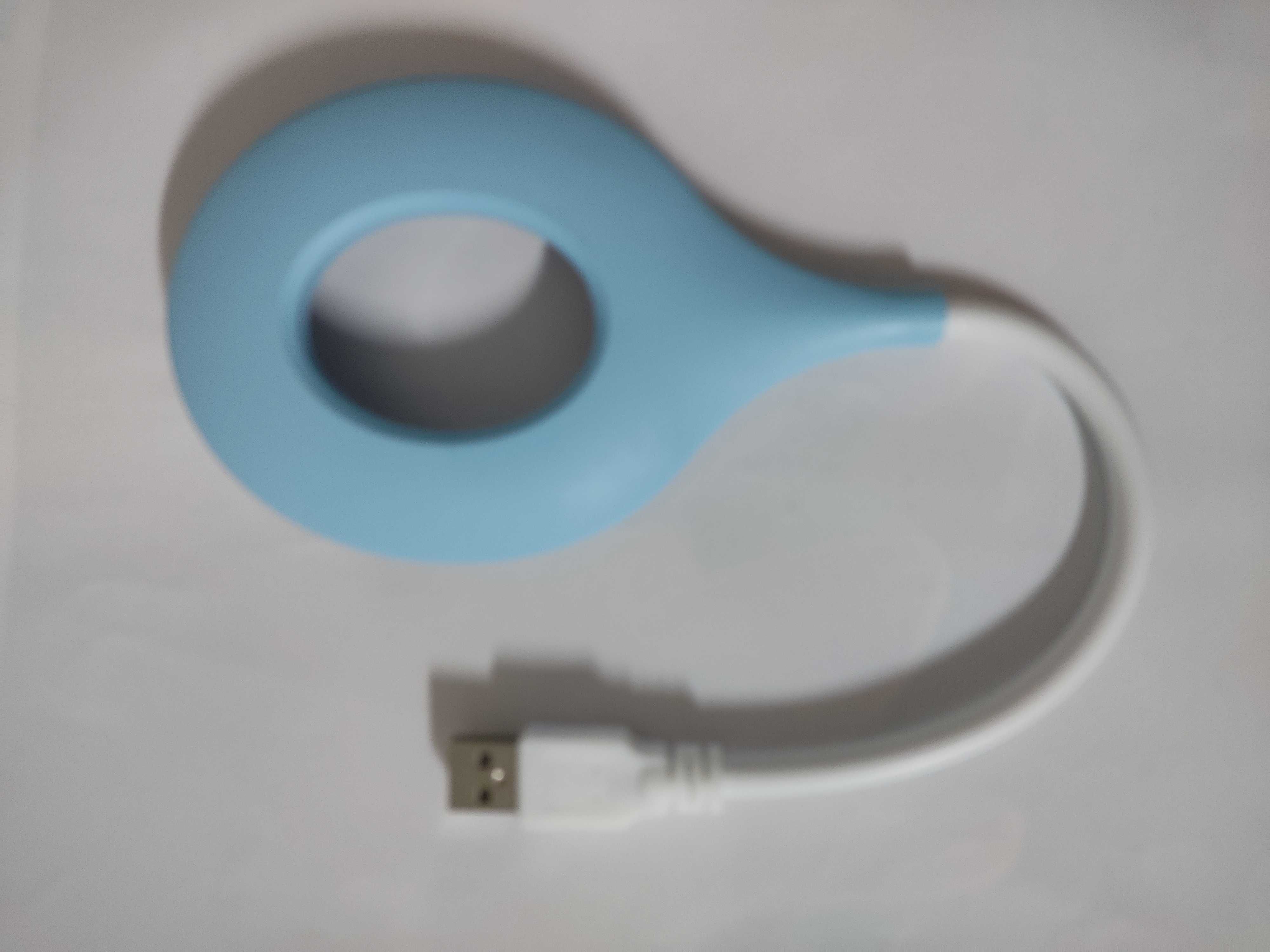 Светодиодная лампа Led  "Капля" ночник на гибкой ножке USB