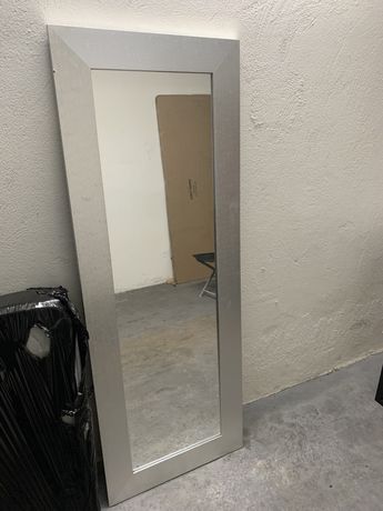 Espelho prateado 140x40