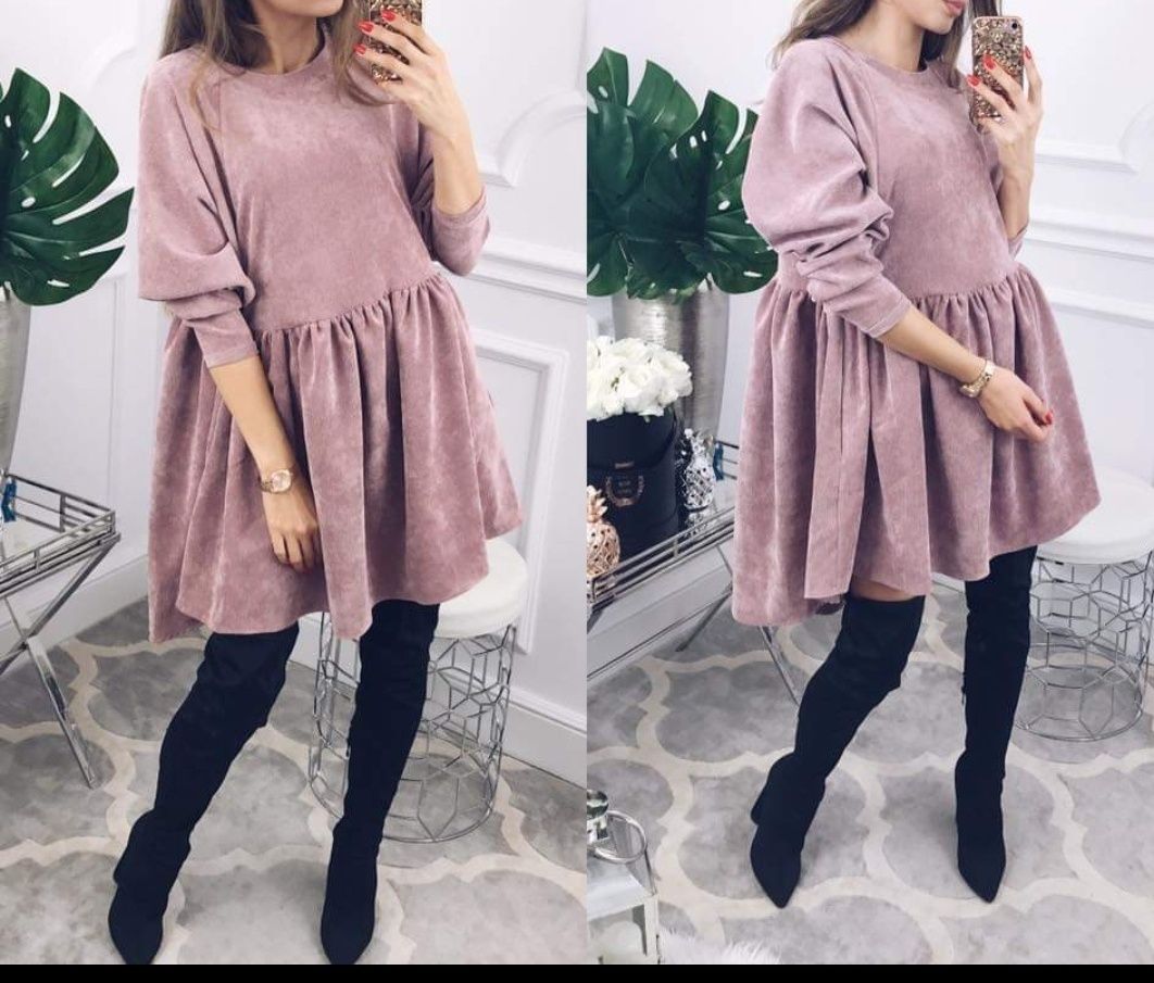 Sukienka wrzosowa Elen Store