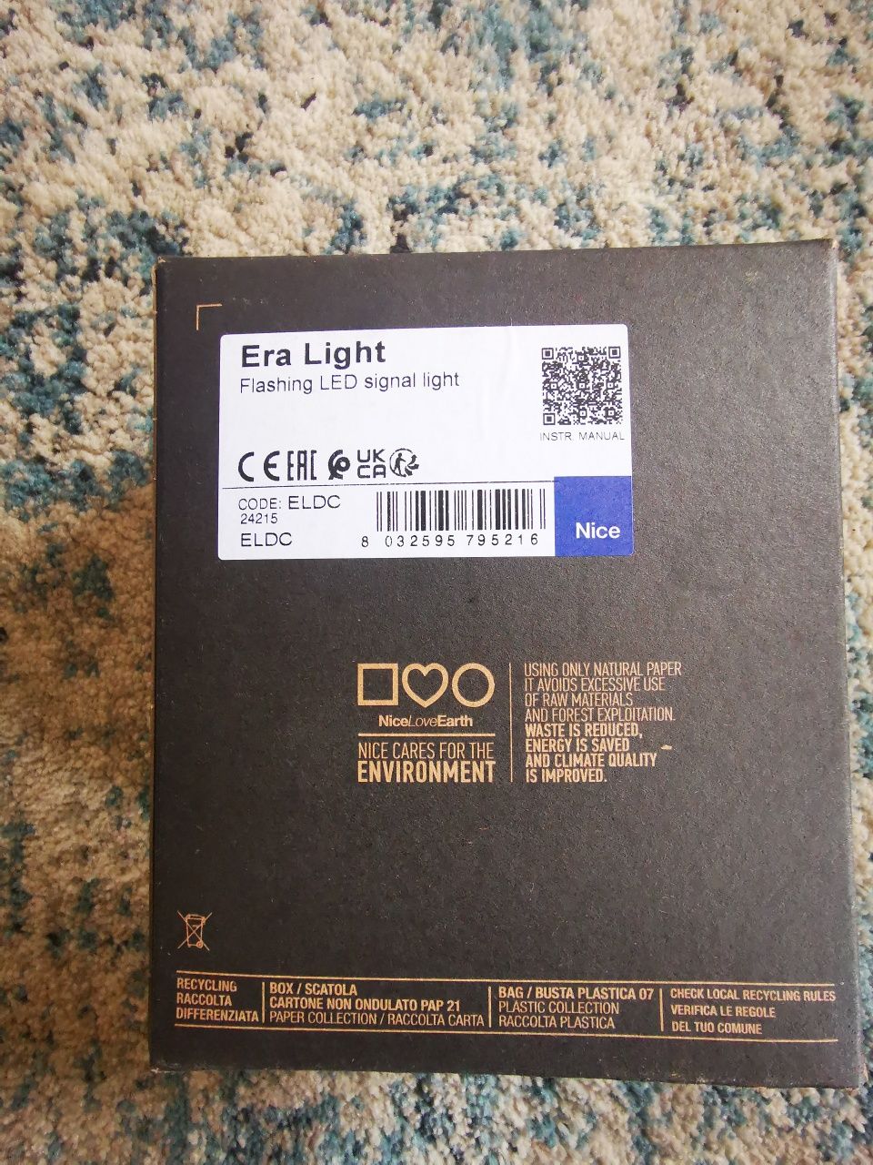 Nice Era Light / lampa do bramy