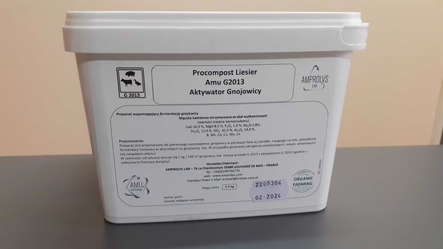 Aktywator gnojowicy AMU G2013 -doskonały na kożuch i zapach