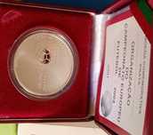 EURO  2004   MOEDA DE 1.000$ ESUDOS PRATA  PROOF