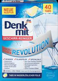 Таблетки для посудомийки Denkmit Revolution 40 штук